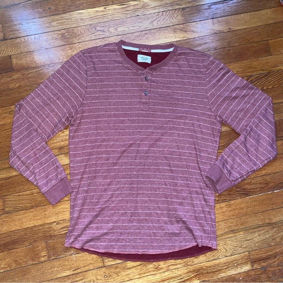 Marine Layer Other - Men’s Marine Layer Long Sleeve Henley Shirt